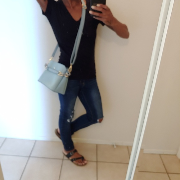 NWT Baby Blue Shoulder Bag - Picture 7 of 7